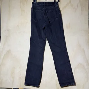 Abercrombie & Fitch 90s Straight Jeans Womens 27 4 Black Ultra High Rise Denim thumbnail 6