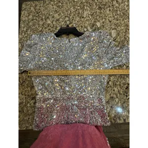 Lulus Brand New You Silver Sequin Bodycon Mini Dress Size Medium thumbnail 6