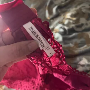 1X zenana outfitters pink magenta lace halter bralette thumbnail 6