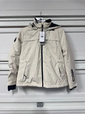 Free Country Women's Thermo Ski Softshell Snow Jacket Oyster White Large thumbnail 3