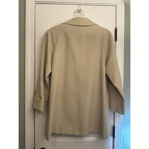 Vintage Beige Button Front Car Coat Women’s Classic Tailored Jacket With Pockets thumbnail 16