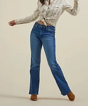 Wrangler Modern High Rise Bootcut Denim Jeans‎ thumbnail 1
