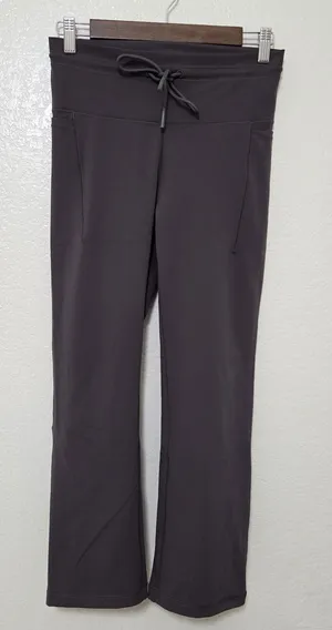 NWT Halara High Waisted Drawstring Pocket Skinny Cropped Yoga Pants Medium thumbnail 1