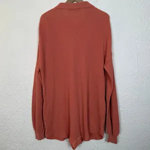 Free People Beach Picnic Sweater Romper Pink Palisades Linen Blend Size Small thumbnail 3