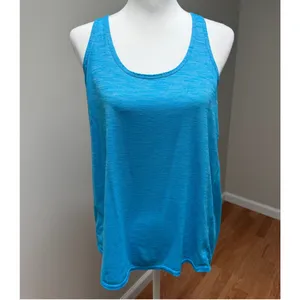 Lululemon Salute Sun Singlet II Tank Kayak Blue Luon Yoga Athletic Womens Sz 4-6 thumbnail 6
