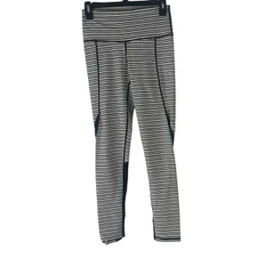 Mono B Small Black‎ Striped High Rise Monochrome Tiramisue Colorblock Leggings thumbnail 3