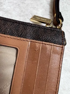 MICHAEL Michael Kors Signature Monogram Coin Purse Wristlet thumbnail 9