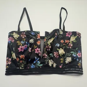 Victoria's Secret‎ Very Sexy Unlined Strapless Floral Bustier Bra Size Small NEW thumbnail 6