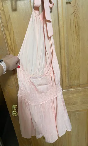 Pink Halter Romper Size M thumbnail 2