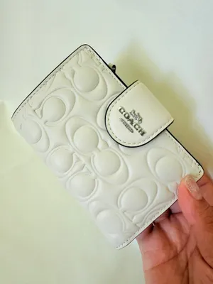 coach Medium Corner Zip Wallet In Signature Leather cz341 thumbnail 7