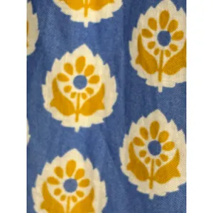 J.Crew Point Sur Royal Block Print Tiered Maxi Dress size 6 thumbnail 7