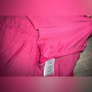 Urban Outfitters Pink mini skirt with black ribbon detail thumbnail 5