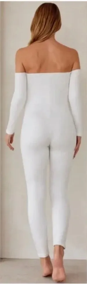 Bumpsuit‎ Off Shoulder Long Sleeve Maternity Jumpsuit The Bella Size Medium thumbnail 1