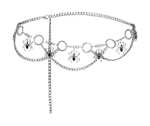 Silver Spider Chain Belt thumbnail 1