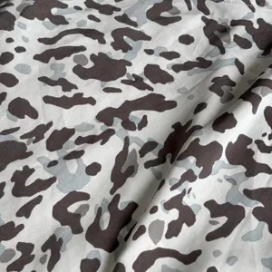 AEROPOSTALE Women's M Camisole Tank Top Gray Brown Animal Camo Pattern thumbnail 4