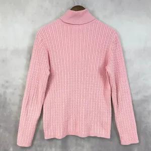 Anne Klein Sport Womens Cable Knit Turtleneck Sweater Size XL‎ Preppy Classic thumbnail 6