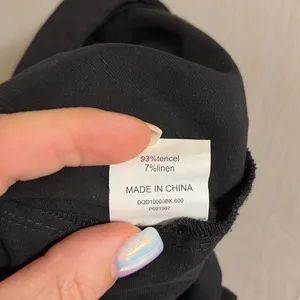 ✨DISSH Norah Linen Blend Black Sz 2 Pants✨ thumbnail 11
