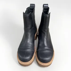 Sorel Lennox Chelsea Black Leather Waterproof Ankle Boots Womens 8.5 LL3853-010 thumbnail 3