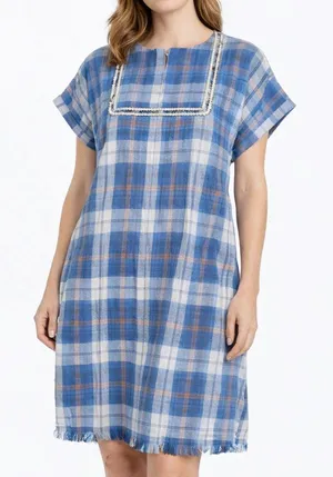 Sea New York- Plaid Flannel Dress‎ thumbnail 1