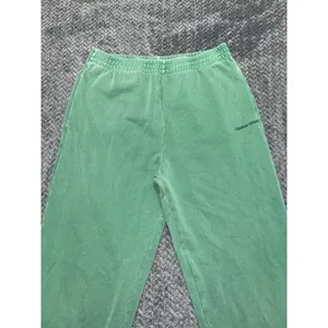 Outdoor Voices Womens Cotton Terry Jogger Sweatpants Green Pull On Size Medium thumbnail 2