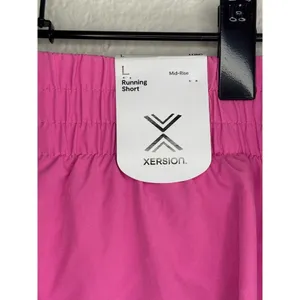 Xersion Running Shorts Large‎ NEW Popular Pink Mid-Rise Quick-Dri Brief Lined thumbnail 3