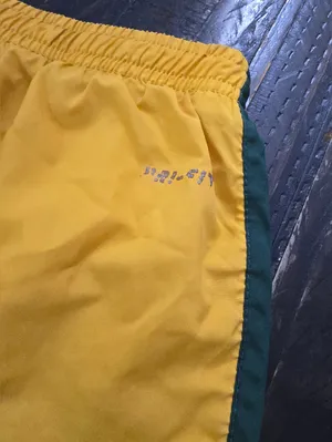 Nike DriFit Baylor Shorts Womens Yellow Green Lined Running Small thumbnail 5