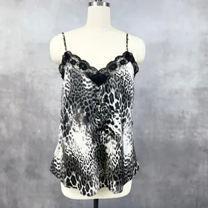 Davi & Dani‎ Womens Leopard Cami Size M Y2K Lingeriecore Sultry Club Night Edgy thumbnail 2