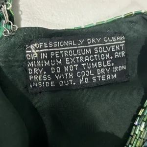 Royal Feelings Vintage Hunter Emerald Green Sequin Dress Women's‎ Size XL thumbnail 6