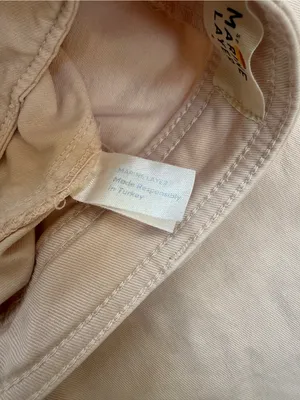 Marine Layer Bridget Slim Wide Leg Crop Pants in Peach Whip thumbnail 8