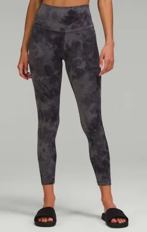 Lululemon Align High-Rise Pant 25" - Diamond Dye Pitch Grey Graphite Grey thumbnail 1