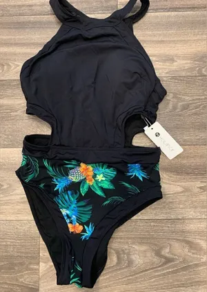 Holipick NWT bathing suit. Size: S. High cut legs, cut-out sides. thumbnail 1
