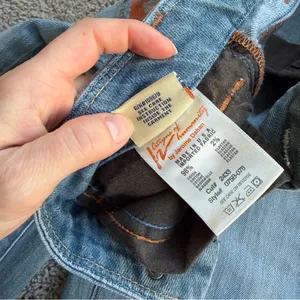 Citizens Of Humanity Light Wash Flare Jeans Size 28 Embroidered Details Flaws thumbnail 8
