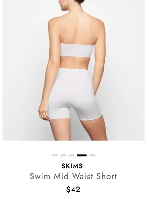NWT SKIMS Swim Mid Waist Short sz M thumbnail 7