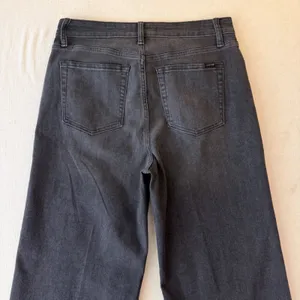Joe's Jeans Persephone Wide Leg Ankle Jeans 31 Black Raw Hem 90s Minimalist thumbnail 9