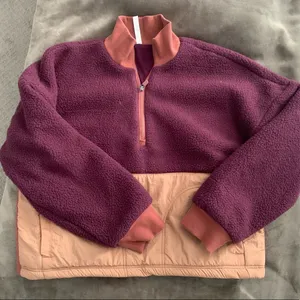 Fabletics Mallory Fleece colorblock Pullover size L thumbnail 2