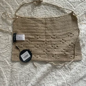 NWT White Fox Boutique Taking My Time Crochet Top Oat thumbnail 4