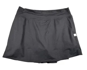Vuori Womens Large Volley Skirt Black Athletic Tennis Pickleball Skort Pleated thumbnail 1