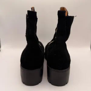Harley-Davidson Amherst Womens Black Suede Side Zip Biker Boots 82017 Size 8.5 thumbnail 6
