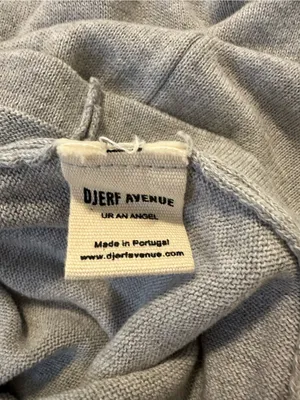 Djerf Avenue Getaway Top Grey Melange 100% organic cotton NWOT Size XS sweater thumbnail 8
