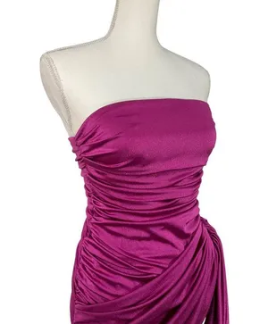 Amanda Uprichard Jersey Anja Mini Dress in Fuchsia Small New Womens Strapless thumbnail 5