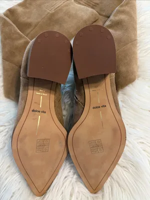 Dolce Vita Suede Knee-High Boots in Camel size 10 BNWOT thumbnail 4