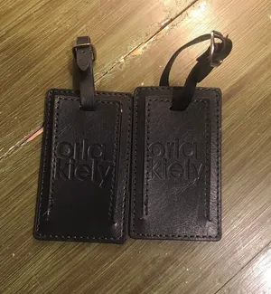 Orla Kiely for Target Black Luggage Tags - Qty 2 thumbnail 1