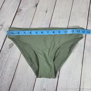 Aerie Bikini Bottoms Sage‎ Green Low Rise Cheeky Swim NWT Size XS thumbnail 9