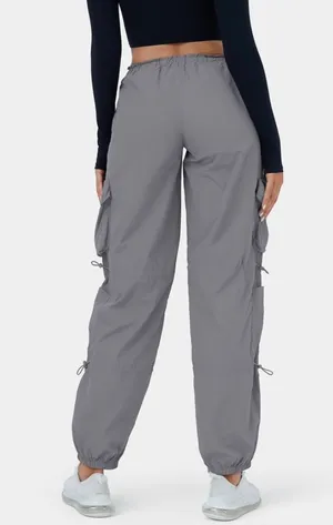 Halara Mid Rise Drawstring Cargo Joggers thumbnail 2