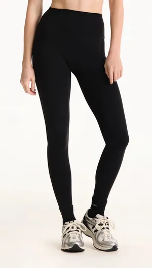 Set Active High Waisted Leggings — Black thumbnail 1