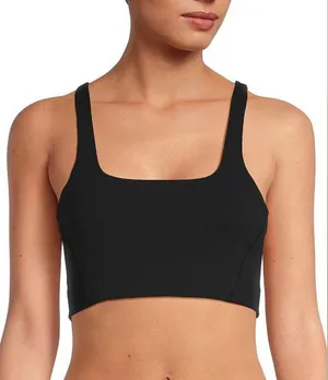 NWT Free People FP Movement Never Better Square Neck Sports Bra Size L thumbnail 4