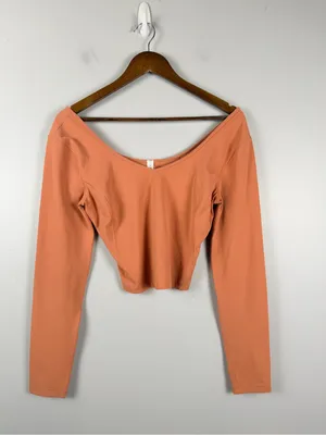 Lululemon Align Long Sleeve Shirt in Dusty Clay size 8 thumbnail 2