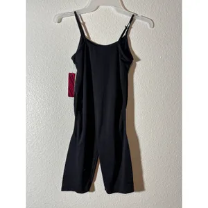 Cotton Candy NWT Jrs Size S/M Black Bodysuit Pull-On One-Piece Spaghetti Straps thumbnail 2