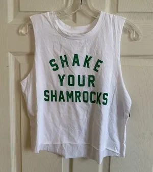 Grayson/Threads Cute St. Patrick’s Sleepwear Top XS NWT thumbnail 1