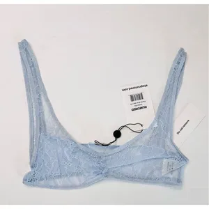 Rumored Smitten LACE Bra Powder Blue XS Sexy Danty Delicate Lingerie French NWT‎ thumbnail 2